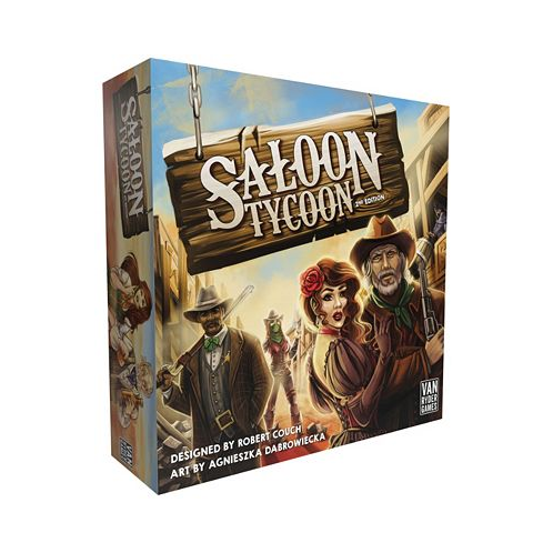 University Games Van Ryder Games Saloon Tycoon Strategy Game 2nd Edition