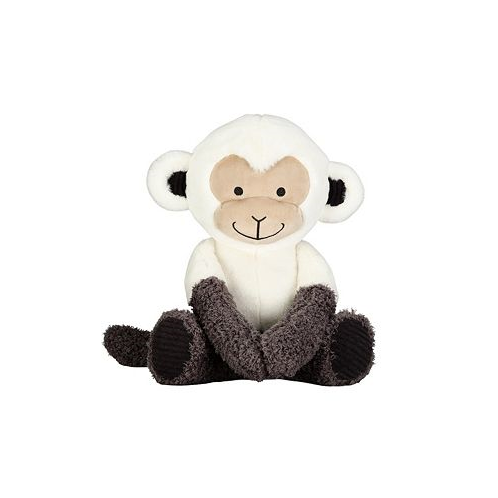 Lambs & Ivy Jungle Party White/Gray Plush Monkey Stuffed Animal Toy - Charlie
