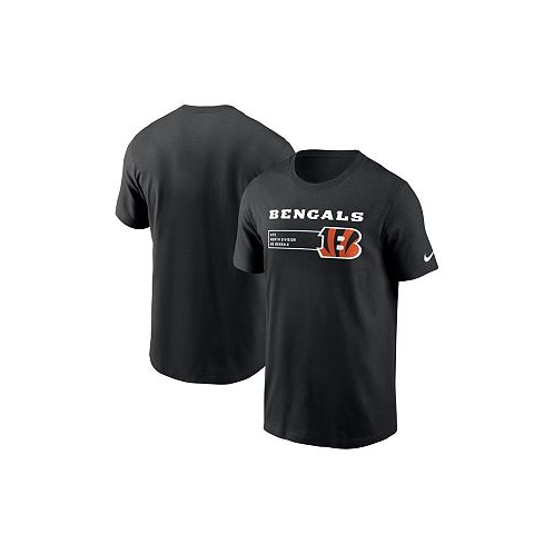 Nike Mens Black Cincinnati Bengals Division Essential T-shirt