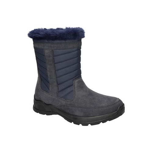 Easy Street Womens Frazer Slip Resistant and Waterproof Side Zip Boots