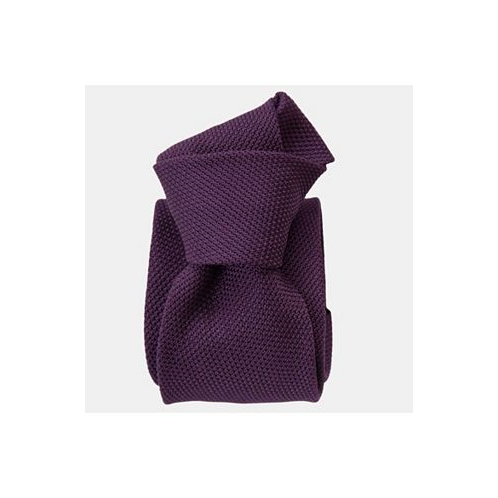 Elizabetta Mens Plum - Silk Grenadine Tie for Men