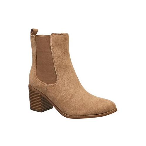 French Connection Womens Bringition Block Heel Booties