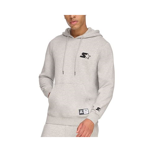 Starter Mens Classic-Fit Embroidered Logo Fleece Hoodie
