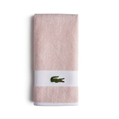 Lacoste Home Lacoste Heritage Sport Stripe Logo Cotton 6-Pc. Bath Towel Set