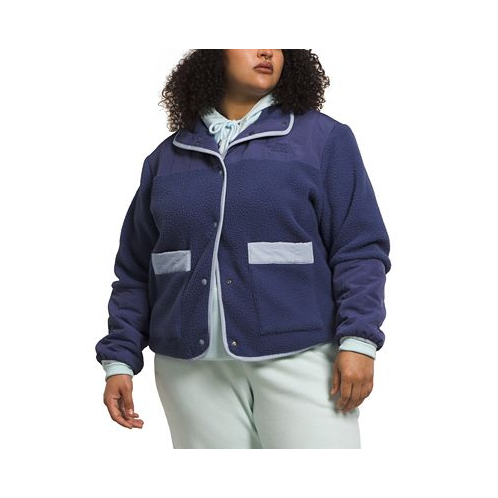 The North Face Plus Size Cragmont Snap-Front Fleece Jacket