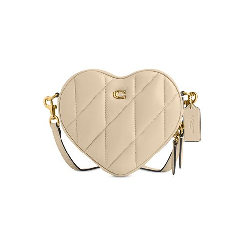 COACH Quilted Leather Heart Crossbody