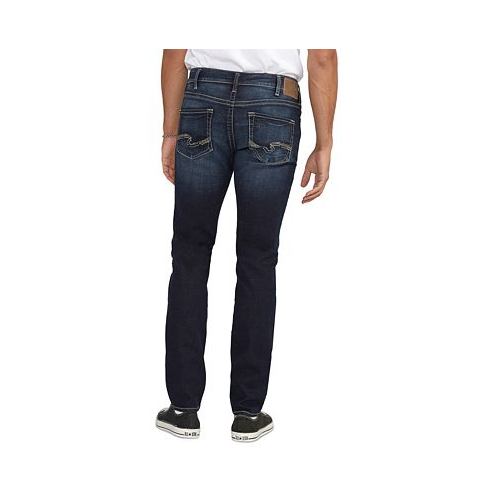 Silver Jeans Co. Mens Slim-Fit Slim-Leg Flex Denim Jeans