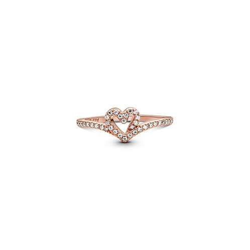 Pandora Cubic Zirconia Timeless Wish Sparkling Heart Ring