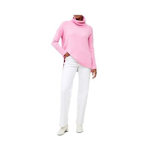 French Connection Womens Ribbed Cowlneck Sweater