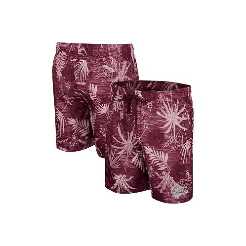 Colosseum Mens Maroon Montana Grizzlies What Else is New Swim Shorts
