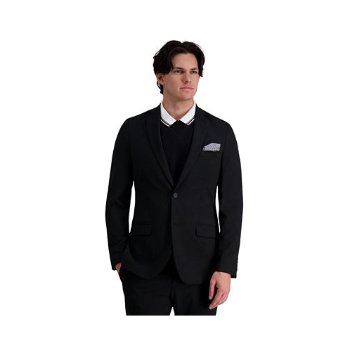 Haggar J.M. Mens 4-Way Stretch Plain Weave Ultra Slim Fit Suit Jacket