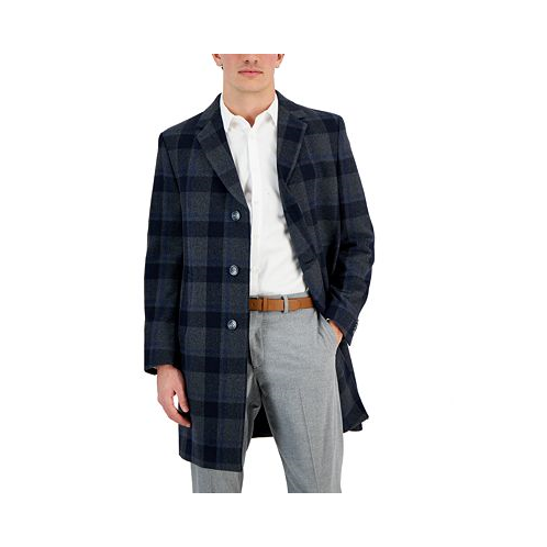 Nautica Mens Regular-Fit Camber Wool-Blend Overcoat