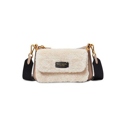 Kate spade new york Double Up Faux Shearling Crossbody