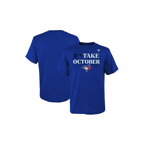 Fanatics Big Boys Royal Toronto Blue Jays 2023 Postseason Locker Room T-shirt