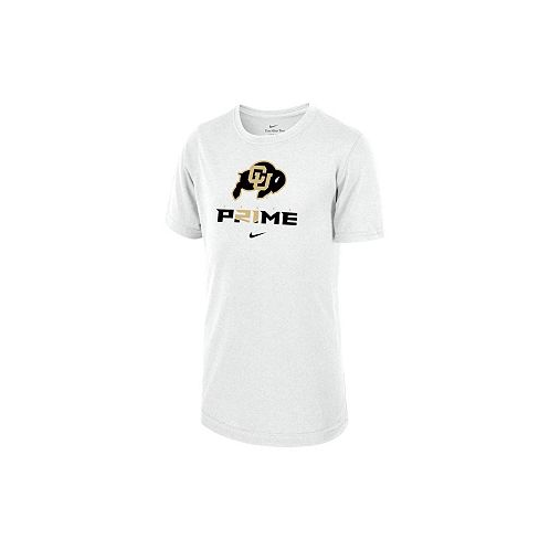 Nike Big Boys White Colorado Buffaloes Coach Prime Legend Performance T-shirt