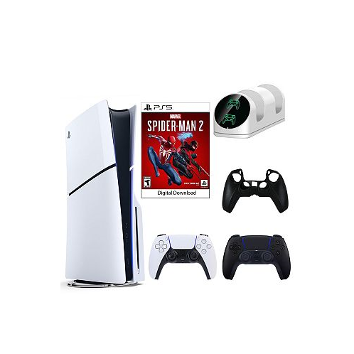 PlayStation PS5 SpiderMan 2 Console with Dualsense Controller Dual Charging Dock and Silicone Sleeve