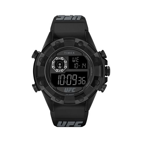Timex UFC Mens Kick Digital Black Polyurethane Watch 49mm