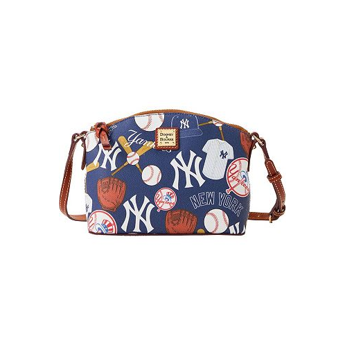 Dooney & Bourke Womens New York Yankees Game Day Suki Crossbody Bag