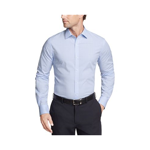 Tommy Hilfiger Mens TH Flex Essentials Wrinkle-Resistant Stretch Dress Shirt
