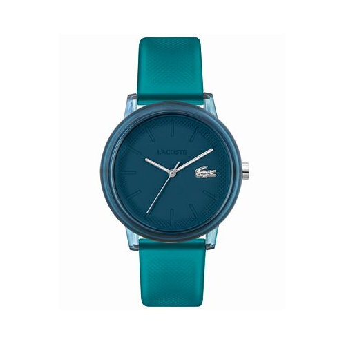 Lacoste Unisex L.12.12 Quartz Blue Semi-Transparent Silicone Strap Watch 42mm