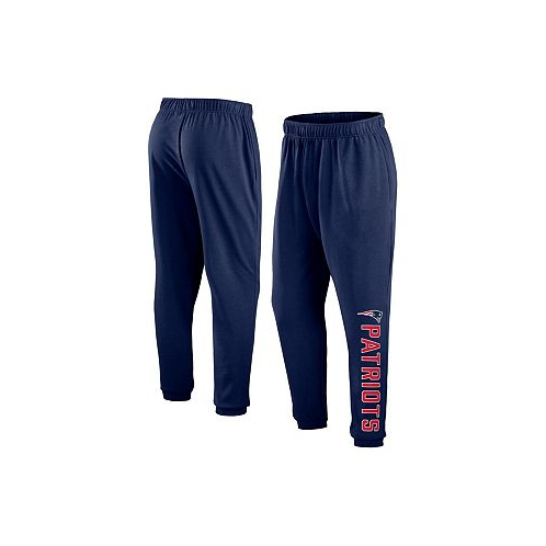 Fanatics Mens Navy New England Patriots Chop Block Fleece Sweatpants