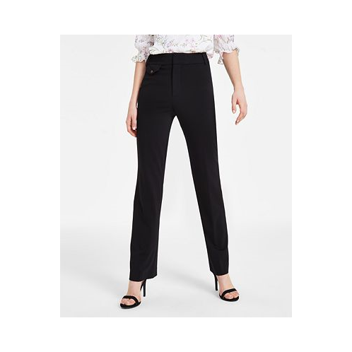 CeCe Womens Wear to Work Fit Flare High Rise Pants