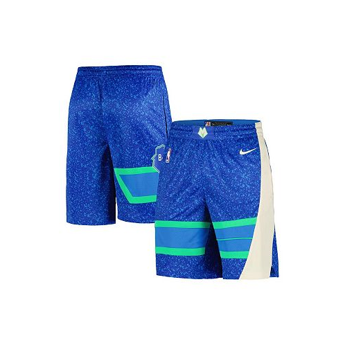 Nike Mens Royal Milwaukee Bucks 2023/24 City Edition Swingman Shorts