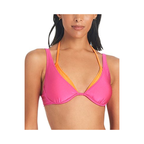 Sanctuary Womens Twice As Nice Double Layered Underwire Bikini Top
