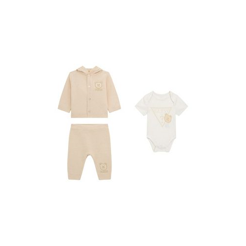 GUESS Baby Boys Take Me Home Sweater Pants and Bodysuit Set 3 Piece Set