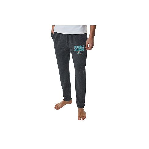 Concepts Sport Mens Charcoal Miami Dolphins Resonance Tapered Lounge Pants