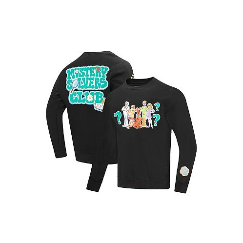 Freeze Max Mens and Womens Black Scooby-Doo Mystery Solving Club Pullover Sweatshirt