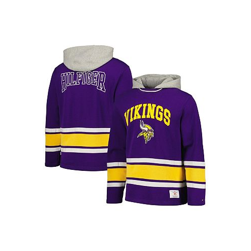 Tommy Hilfiger Mens Purple Minnesota Vikings Ivan Fashion Pullover Hoodie