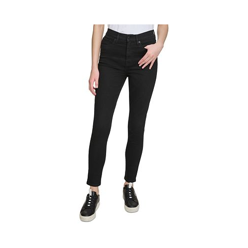 DKNY Jeans Womens High-Rise Skinny Ankle Jeans