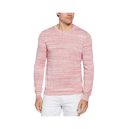 Perry Ellis Mens Space-Dyed Long Sleeve Crewneck Sweater