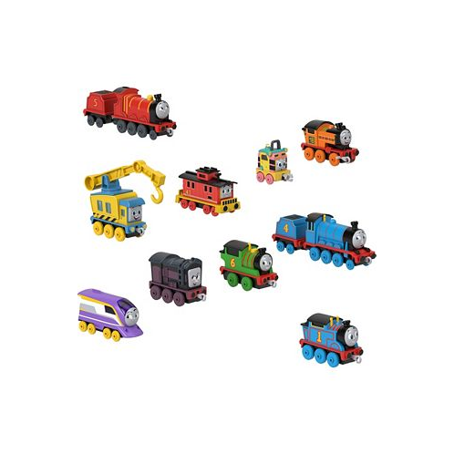 Fisher Price Thomas & Friends the Track Team Engine Pack 10 Diecast Push-Along Toy Trains Vehicles