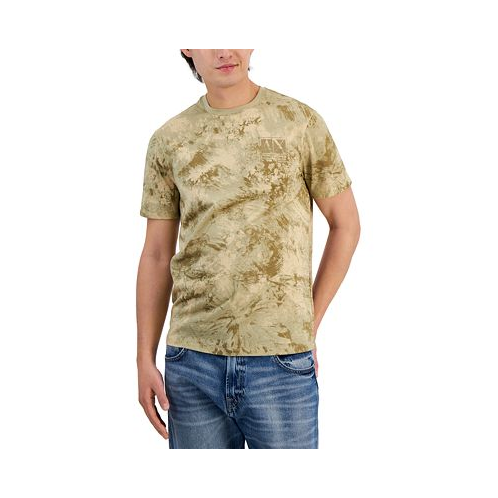 A|X Armani Exchange Mens Dip Dye T-Shirt