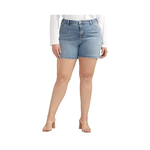 Silver Jeans Co. Plus Size Sure Thing Carpenter Shorts