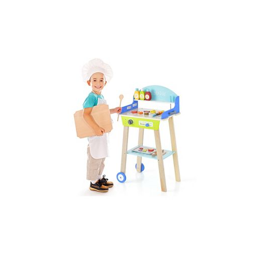 SUGIFT Kids Pretend Barbecue Grill Play Set