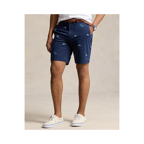 Polo Ralph Lauren Mens 9-Inch Stretch Classic Fit Marlin Shorts