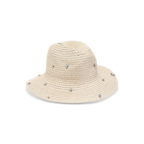 I.N.C. International Concepts Womens Embellished Panama Hat