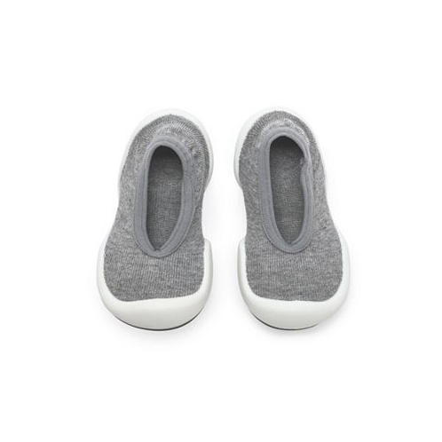 Komuello Infant Boys Breathable Washable Non-Slip Sock Shoes Flat - Grey