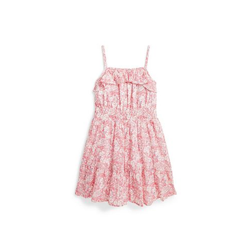 Polo Ralph Lauren Toddler and Little Girls Floral Cotton Seersucker Dress