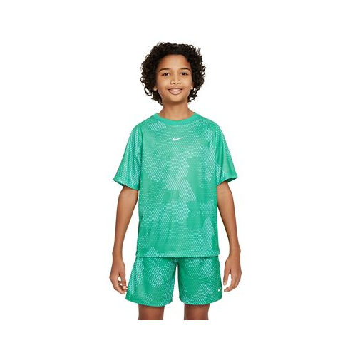 Nike Big Boys Multi Dri-FIT Short-Sleeve Printed Top