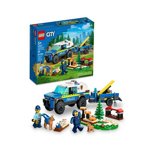 LEGO City Police Mobile Police Dog Training 60369 Toy Building Set with 2 Police Minifigures and 2 Dog Figures