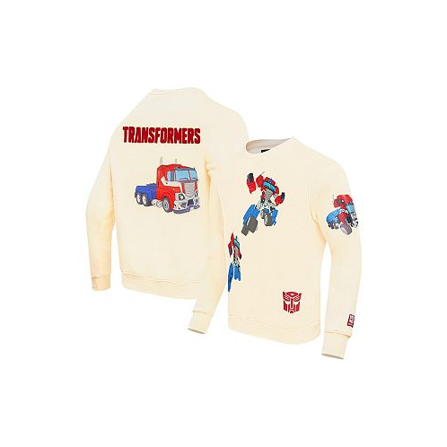 Freeze Max Mens and Womens Optimus Prime Natural Transformers Transformation Pullover Sweatshirt
