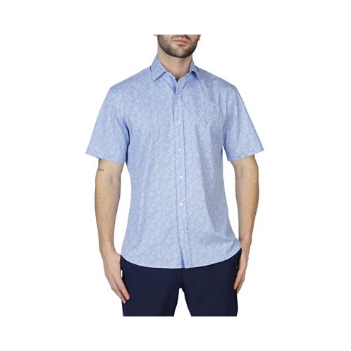 Tailorbyrd Poplin Stretch Short Sleeve Shirt