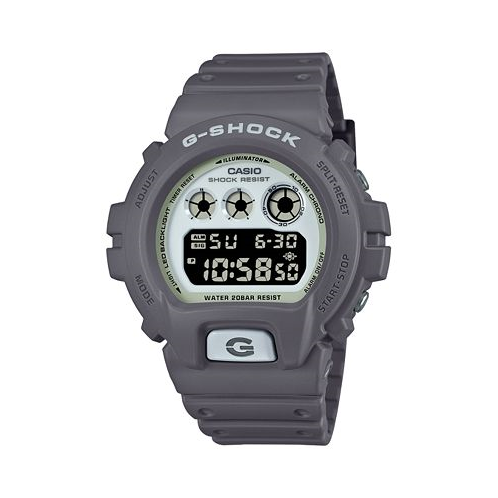 G-Shock Mens Digital Gray Resin Strap Watch 50mm DW6900HD-8
