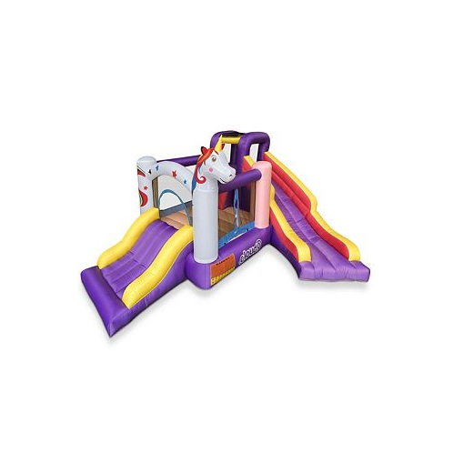 Cloud 9 Unicorn Bounce House with Blower & Two Slides - Inflatable Bouncer for Kids