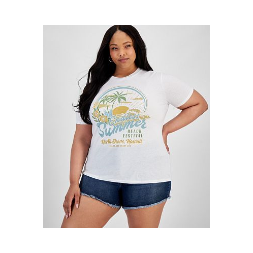 Love Tribe Trendy Plus Size Endless Summer Graphic T-Shirt