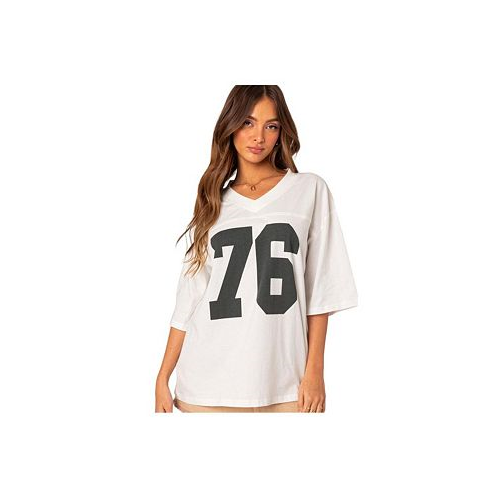 Edikted Womens 76 oversized T-shirt